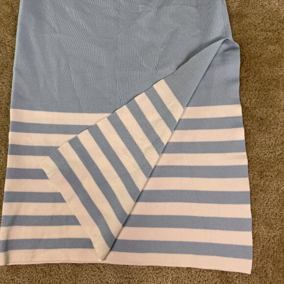 Edited By Remi Womens Bader Knit Skirt Size M Light Blue NWT E902 - Picture 2 of 10